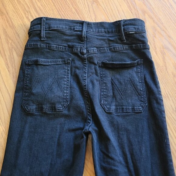 MOTHER THE HUSTLER PATCH POCKET ANKLE FRAY JEANS STRETCH DENIM NOT GUILTY sz 29 - Picture 6 of 10